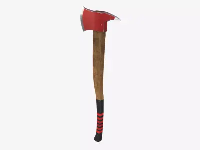 Axe 04 Low-poly 3D model