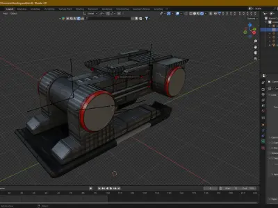 VTOL LANDING GEAR 3D model