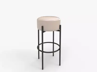 COLAMY Modern Bar Stool 3D model