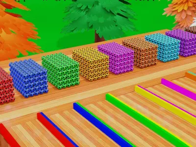 Vehicles Came out from Clay Boxes 3D model