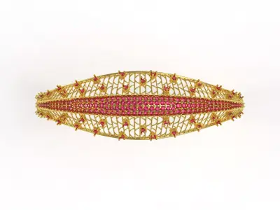 Art Deco Bracelet 49 3D print model