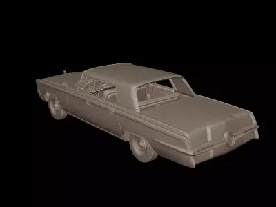 Chrysler Imperial Crown 1965 3D print model