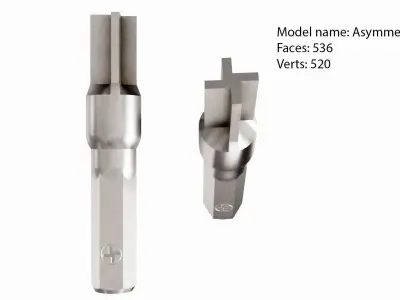 Collection of 21 bits  Low-poly 3D model