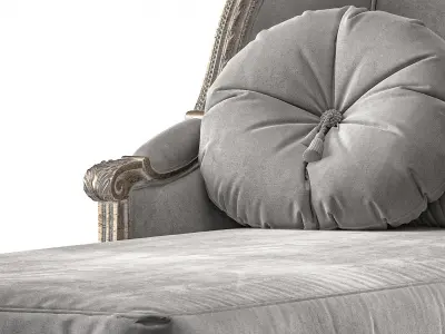 chairish chaise art 5873 3D model