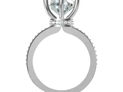 Wedding Ring  3D print model 358