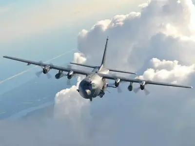 Lockheed AC-130 3D model purchase