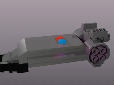 Lego police vessel Free 3D model