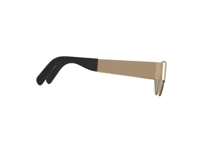 Gold Tint Sunglasses 3D model