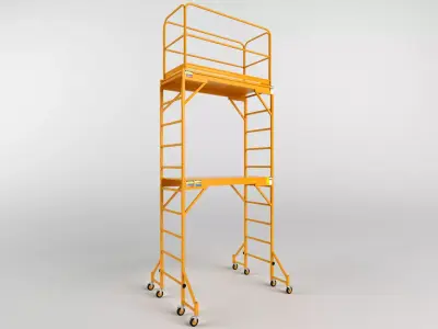 Scaffold tower 4 3D model