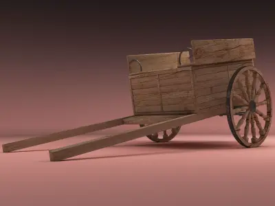 Hay Cart  3D model