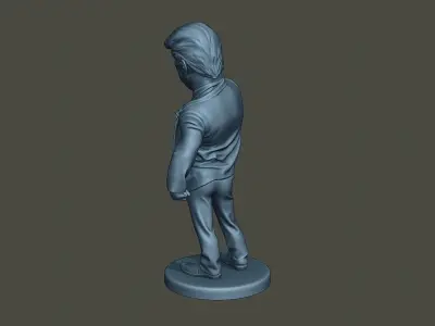 Donald Trump Finger Up 3D print model