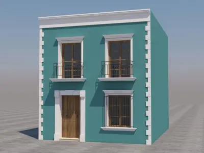 Mexican House 3D model purchase