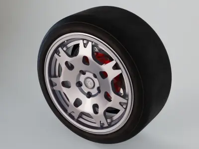 rims und wheel tire part auto tuning  3D model
