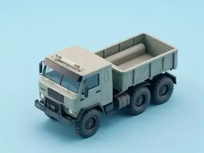 Dump Truck 3D model by bohlmann-work - Textured