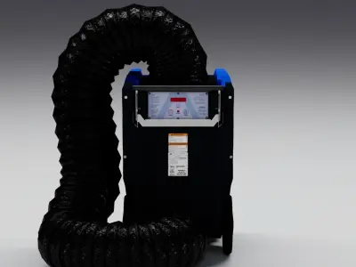 Dehumidifier Low-poly 3D model