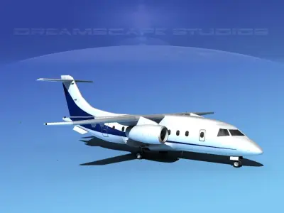 Dornier 328Jet Coastal Express 3D model