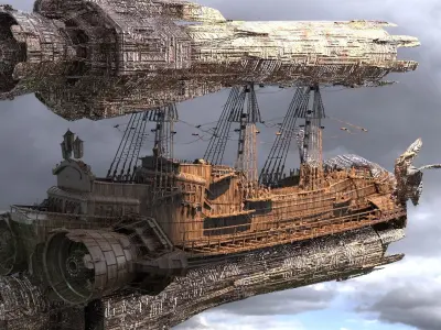 Jet Fusion Airship 6 3D model