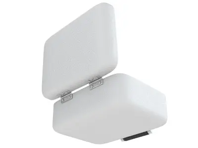 Rugged Security Case Nickel Platet 3D model