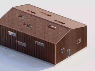 Warehouse-Warehouse Building 3D model