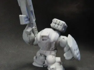 CHIBI-TECH SD - PYTHON MK-VII ARM 3D print model