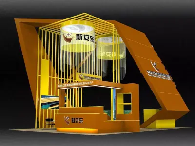 Exhibition - Area -6X9-3DMAX2010-016 3D model