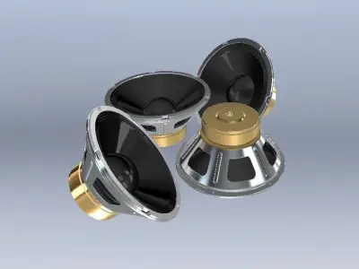 Eminence 15 inch woofer Free 3D model