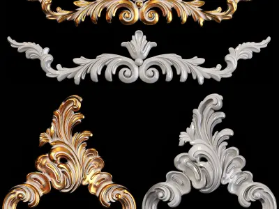 Collection of 40 classic carvings Part 3 3D model