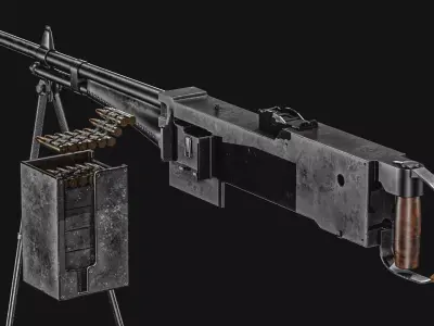 Eriksen M25 1925 Low-poly 3D model