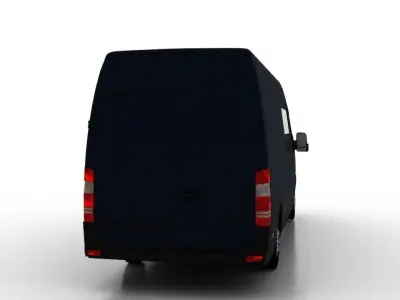 Mercedes Benz Sprinter L3H2 2009 Crew Van UK 3D model