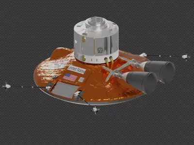 NASA Turtle Orbital Transfer Vehicle 3D model