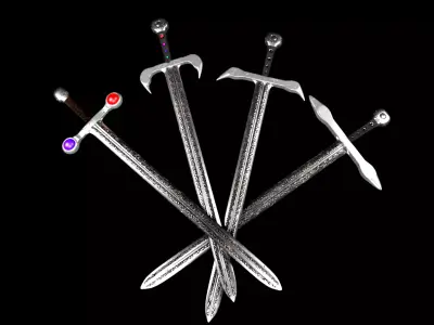 Old Sword with amazing details  Free 3D model
