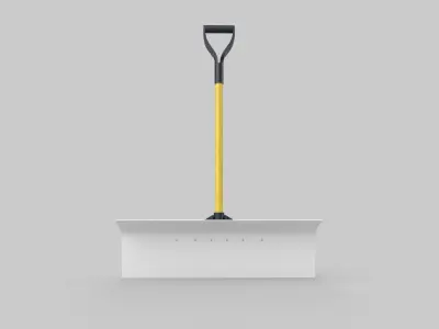 Snow Shovel 01 Low-poly 3D model