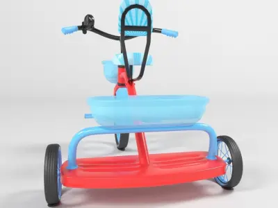 CHILDREN BICYCLE 3D model purchase