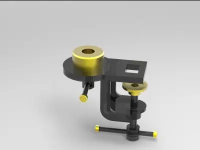 Universal Clamp-1 Free 3D model