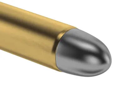 Bullet 50-70 Low-poly 3D model