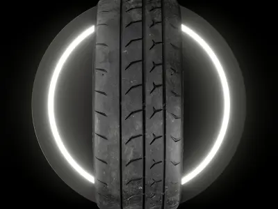 Hoosier Track Attack Pro 245 40 R18 3D model