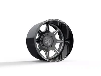 REAR SPECIALITY FORGED D10 WHEEL 3D MODEL 3D model