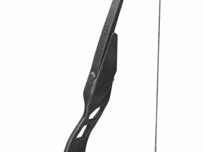 bow recurve 01  3D model