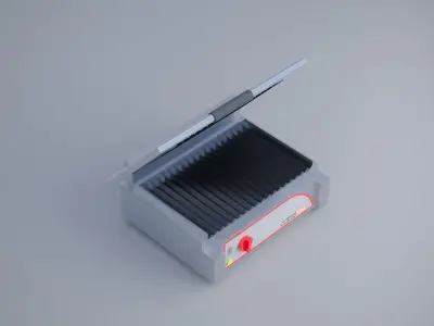 INDUSTRIAL SINGLE TOASTER Low-poly 3D model