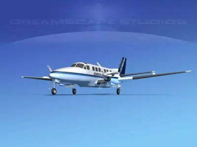 Beechcraft B99 Oceania Express 3D model
