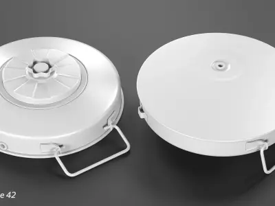 High-Poly Anti-Tank Mine Collection 3D Model Pack