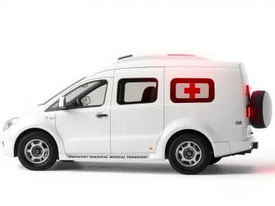 PhantomMed Evac Medical Transport model pack Low-poly 3D model