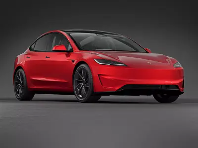 2025 Tesla Model 3 Performance 3D model