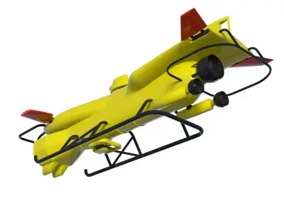 Unmanned Underwater Vehicle 3D model