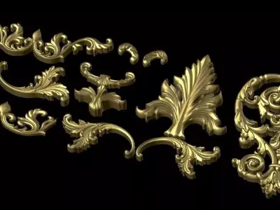 Pattern decor design 3D print model