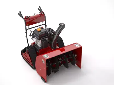 Heavy Duty Snow Blower 3D model