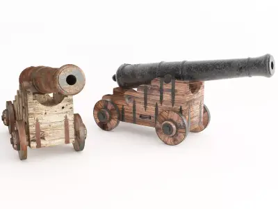 Cannon 02 05 3D model