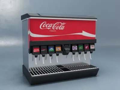 Soda Drink Machine 3D model