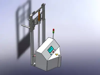 AGV Forklift prototype 3D model