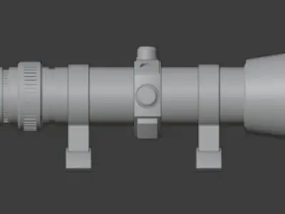 Sniper Scope Free 3D model purchase